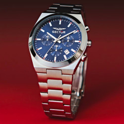 Sector R3273301003 muški sat Sport Elegant Classic 42mm C300 Series Deep Blue Dial