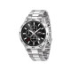 Sector R3273778010 muški sat Chronograph Classic Sport Silver Stainless Steel Sunray Black Dial 45mm