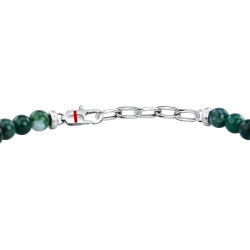 Sector SAGJ38 muška narukvica Marine Agate Green Stone Stainless Steel