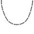 Sector SZS130 muška ogrlica Basic Black Agate Stone Stainless Steel