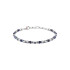 Sector SZS98 muška narukvica Basic Stainless Steel Silver Blue Hematite 21cm