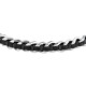 Sector SZV122 muška narukvica Bandy Stainless Steel Black Detail 19cm