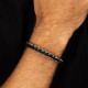 Sector SZV122 muška narukvica Bandy Stainless Steel Black Detail 19cm