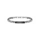 Sector SZV70 muška narukvica ARM Ring Bandy Bestseller Gunmetal Tone Stainless Steel Black Detail
