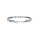 Sector SZV73 muška narukvica ARM Ring Bandy Bestseller Silver Stainless Steel Blue Detail