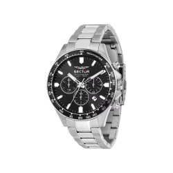 Sector R3273661054 muški sat Black Sport 43mm Chronograph 230 Series 10ATM