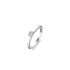 TI SENTO 12110ZI/56 prsten Classic White Zirconia 5mm Sterling Silver 925 Platinum Plated Veličina 56