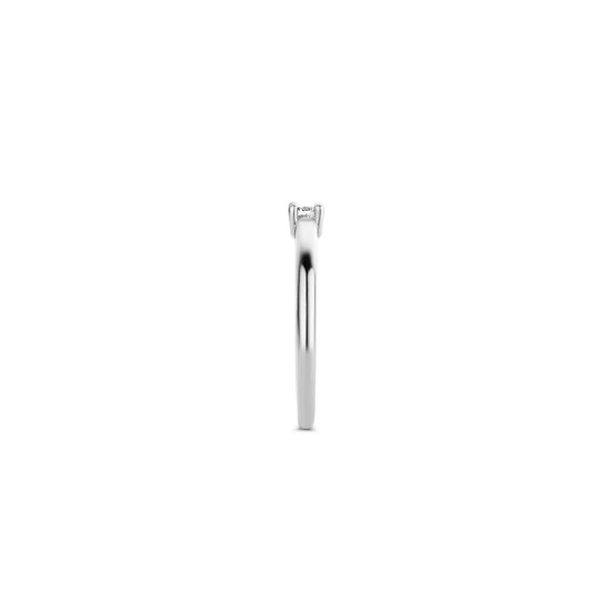 TI SENTO 12211ZI/52 prsten Classic White Zirconia 3mm Sterling Silver 925 Platinum Plated Veličina 52