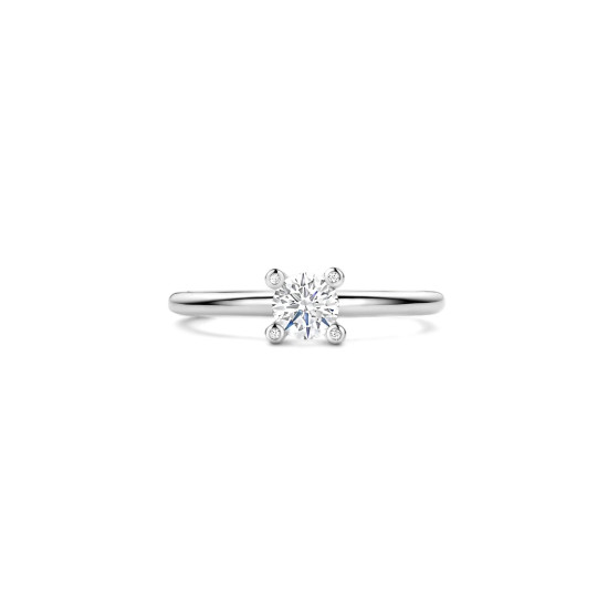 TI SENTO 12367ZI/58 Classic White Zirconia 5mm Sterling Silver 925 Veličina 58