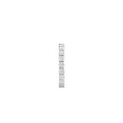 TI SENTO 12372ZI/52 prsten Eternity Tennis Hand-set White Zirconia 3mm Sterling Silver 925 Platinum Plated Veličina 52