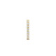 TI SENTO 12372ZY/54 prsten Eternity Tennis Hand-set White Zirconia 3mm Sterling Silver 925 Yellow Gold Plated Veličina 54