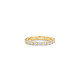 TI SENTO 12372ZY/54 prsten Eternity Tennis Hand-set White Zirconia 3mm Sterling Silver 925 Yellow Gold Plated Veličina 54
