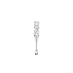 TI SENTO 12380ZI/62 prsten Eternity Tennis Hand-set White Zirconia 4mm Sterling Silver 925 Platinum Plated Veličina 62