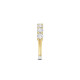 TI SENTO 12380ZY/54 prsten Eternity Tennis Hand-set White Zirconia 4mm Sterling Silver 925 Yellow Gold Plated Veličina 54
