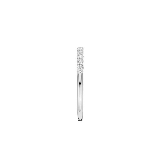 TI SENTO 12382ZI/52 prsten Tennis Ring Zirconia White 925 Sterling Silver Platinum Plated 2mm Veličina 52
