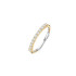 TI SENTO 12382ZY/56 prsten Tennis 2mm Zirconia White Yellow Gold Plated Sterling Silver 925 Veličina 56