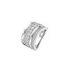 TI SENTO 12396ZI/56 prsten Classic Layered Zirconia - L model Hand-set White Zirconia Sterling Silver 925 Veličina 56