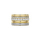 TI SENTO 12396ZY/54 prsten Classic Layered Zirconia Ring L model Sterling Silver 925 Yellow Gold Plated Veličina 54