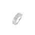 TI SENTO 12411ZI/54 prsten Stardust Hand-set White Zirconia Layered M model Sterling Silver 925 Platinum Plated Veličina 54