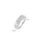 TI SENTO 12411ZI/54 prsten Stardust Hand-set White Zirconia Layered M model Sterling Silver 925 Platinum Plated Veličina 54