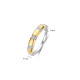TI SENTO 12417ZY/52 prsten Vintage Zirconia White Hand-Set Sterling Silver 925 Yellow Gold Plated Veličina 52