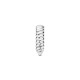 TI SENTO 12424SI/56 prsten Vintage Ribbed Sterling Silver 925 Platinum Plated Veličina 56