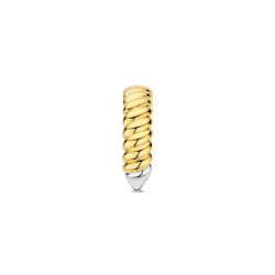 TI SENTO 12424SY/56 prsten Vintage Ribbed Sterling Silver 925 Yellow Gold Plated Veličina 56