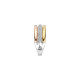 TI SENTO 12427TZ/56 prsten Tricolor Zirconia Silver Sterling Silver 925 Yellow Gold Plated Rose Gold Plated Veličina 56