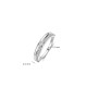 TI SENTO 12433ZI/58 prsten Classic Contrast Zirconia Premium 925 Sterling Silver Veličina 58