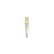 TI SENTO 12434ZY/54 prsten Contrast Tennis Classic Premium 925 Sterling Silver Gold Plated Veličina 54