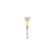 TI SENTO 12452ZY/54 prsten Classic Open Zirconia Premium 925 Sterling Silver Gold Plated Veličina 54