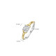 TI SENTO 12452ZY/54 prsten Classic Open Zirconia Premium 925 Sterling Silver Gold Plated Veličina 54