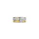 TI SENTO 12459ZY/54 prsten Triple Band Round Double Zirconia Premium 925 Sterling Silver Two Tone Gold Plated Veličina 54 BESTSELLER