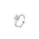 TI SENTO 1464ZI/52 prsten Classic Zirconia White 8mm Sterling Silver 925 Platinum Plated Veličina 52