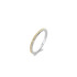 TI SENTO 1923ZY/60 prsten Thin Zirconia White Sterling Silver 925 Yellow Gold Plated Veličina 60