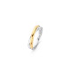 TI SENTO 1953SY/62 prsten Bicolor Crossover XS model Sterling Silver 925 Yellow Gold Plated Veličina 62