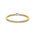 TI SENTO 23039ZY narukvica Tennis Iconic Cubic Zirconia 3,5MM Silver Sterling 925 Yellow Gold Plated
