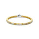 TI SENTO 23039ZY narukvica Tennis Iconic Cubic Zirconia 3,5MM Silver Sterling 925 Yellow Gold Plated