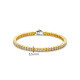 TI SENTO 23039ZY narukvica Tennis Iconic Cubic Zirconia 3,5MM Silver Sterling 925 Yellow Gold Plated