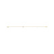 TI SENTO 23092ZY narukvica Classic Zirconia Minimalist Silver Plated 18ct Gold Vermeil