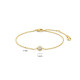 TI SENTO 23092ZY narukvica Classic Zirconia Minimalist Silver Plated 18ct Gold Vermeil