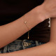 TI SENTO 23092ZY narukvica Classic Zirconia Minimalist Silver Plated 18ct Gold Vermeil