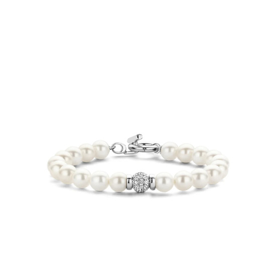 TI SENTO 2808PW narukvica Shell Pearl Sterling Silver 925 Platinum Plated Bestseller