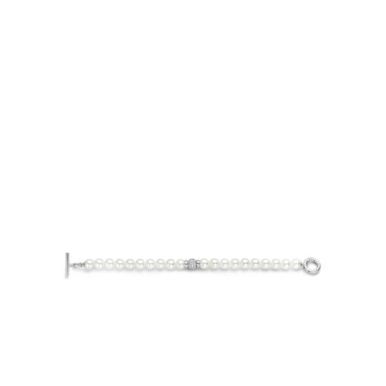 TI SENTO 2808PW narukvica Shell Pearl Sterling Silver 925 Platinum Plated Bestseller