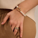 TI SENTO 2961PW narukvica Shell Pearl White Chain Silver Sterling 925 Yellow Gold Plated veličina S