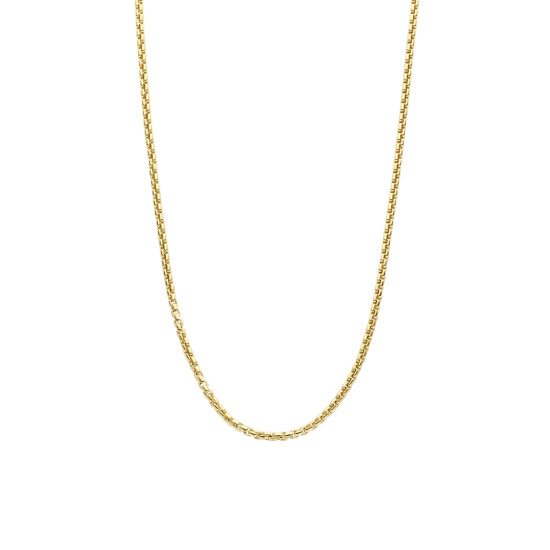 TI SENTO 34030SY ogrlica Basic Box Chain Sterling Silver 925 Yellow gold plated