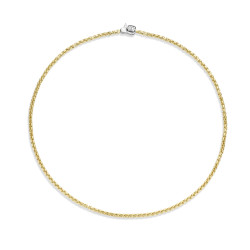 TI SENTO 34030SY ogrlica Basic Box Chain Sterling Silver 925 Yellow gold plated