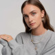 TI SENTO 34050YP/42 ogrlica Shell Pearl Sterling Silver 925 Yellow Gold Plated PERFECT GIFT
