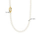 TI SENTO 34050YP/42 ogrlica Shell Pearl Sterling Silver 925 Yellow Gold Plated PERFECT GIFT