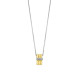 TI SENTO 34057ZY/42 ogrlica Triple Ring Sterling Silver 925 Yellow gold plated